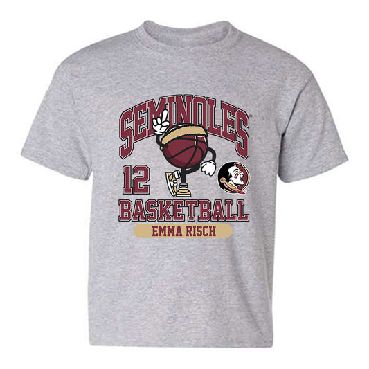 FSU - NCAA Women's Basketball : Emma Risch - Fashion Shersey Youth T-Shirt-0