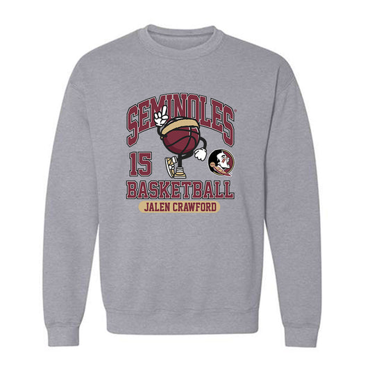 FSU - NCAA Men's Basketball : Jalen Crawford - Fashion Shersey Crewneck Sweatshirt-0