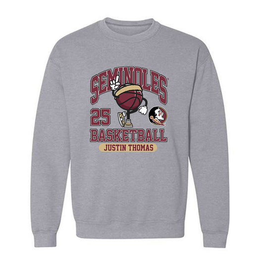 FSU - NCAA Men's Basketball : Justin Thomas - Fashion Shersey Crewneck Sweatshirt-0