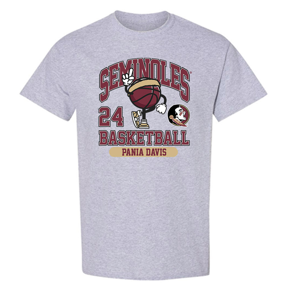 FSU - NCAA Women's Basketball : Pania Davis - Fashion Shersey T-Shirt-0