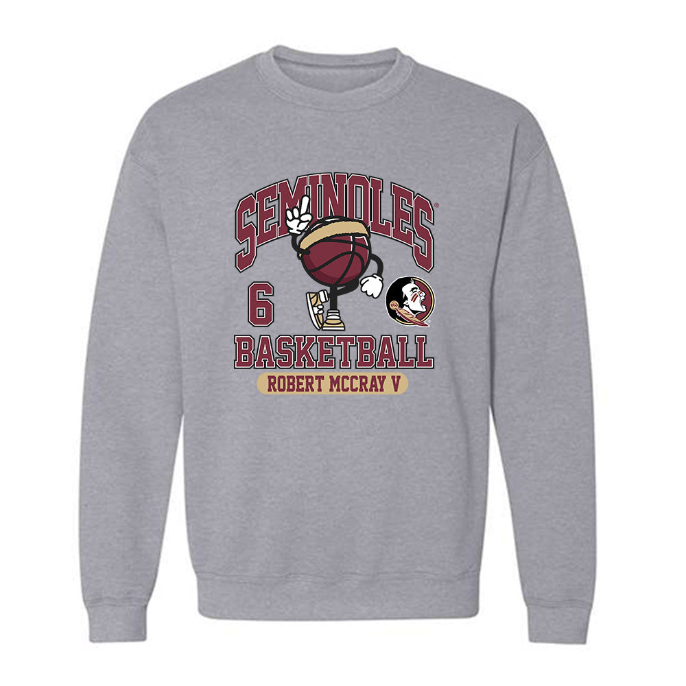 FSU - NCAA Men's Basketball : Robert McCray V - Fashion Shersey Crewneck Sweatshirt-0