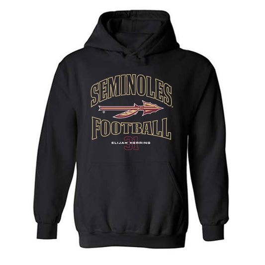 FSU - NCAA Football : Elijah Herring - Classic Fashion Shersey Hooded Sweatshirt-0
