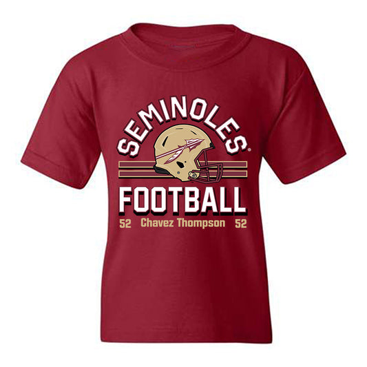 FSU - NCAA Football : Chavez Thompson - Classic Fashion Shersey Youth T-Shirt-0