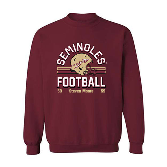 FSU - NCAA Football : Steven Moore - Classic Fashion Shersey Crewneck Sweatshirt-0