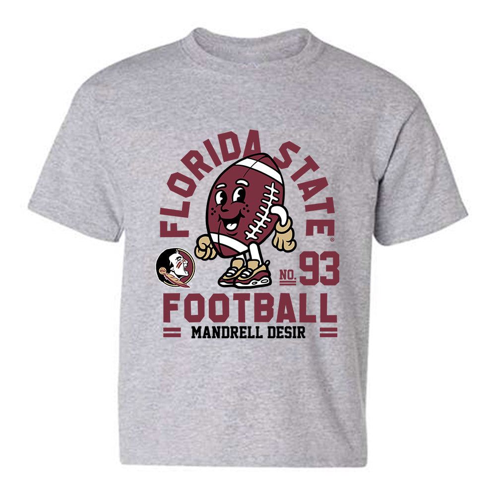 FSU - NCAA Football : Mandrell Desir - Fashion Shersey Youth T-Shirt-0