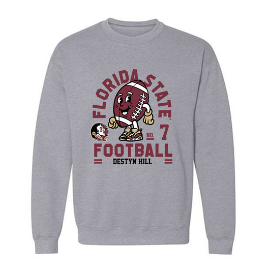 FSU - NCAA Football : Destyn Hill - Fashion Shersey Crewneck Sweatshirt