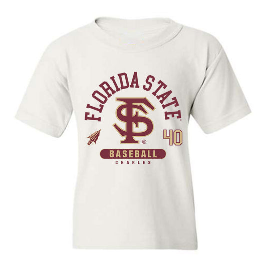 FSU - NCAA Baseball : Joe Charles - Classic Fashion Shersey Youth T-Shirt-0