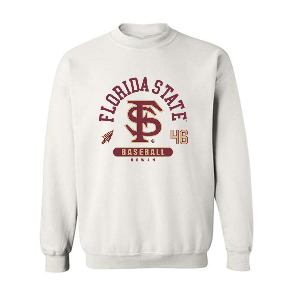 FSU - NCAA Baseball : Hudson Rowan - Classic Fashion Shersey Crewneck Sweatshirt-0