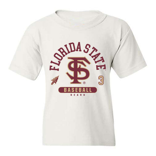 FSU - NCAA Baseball : Trey Beard - Classic Fashion Shersey Youth T-Shirt-0