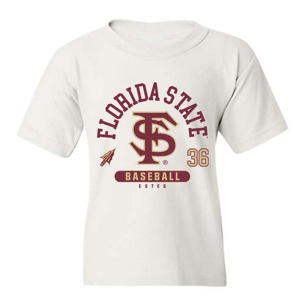 FSU - NCAA Baseball : Jace Estes - Classic Fashion Shersey Youth T-Shirt-0