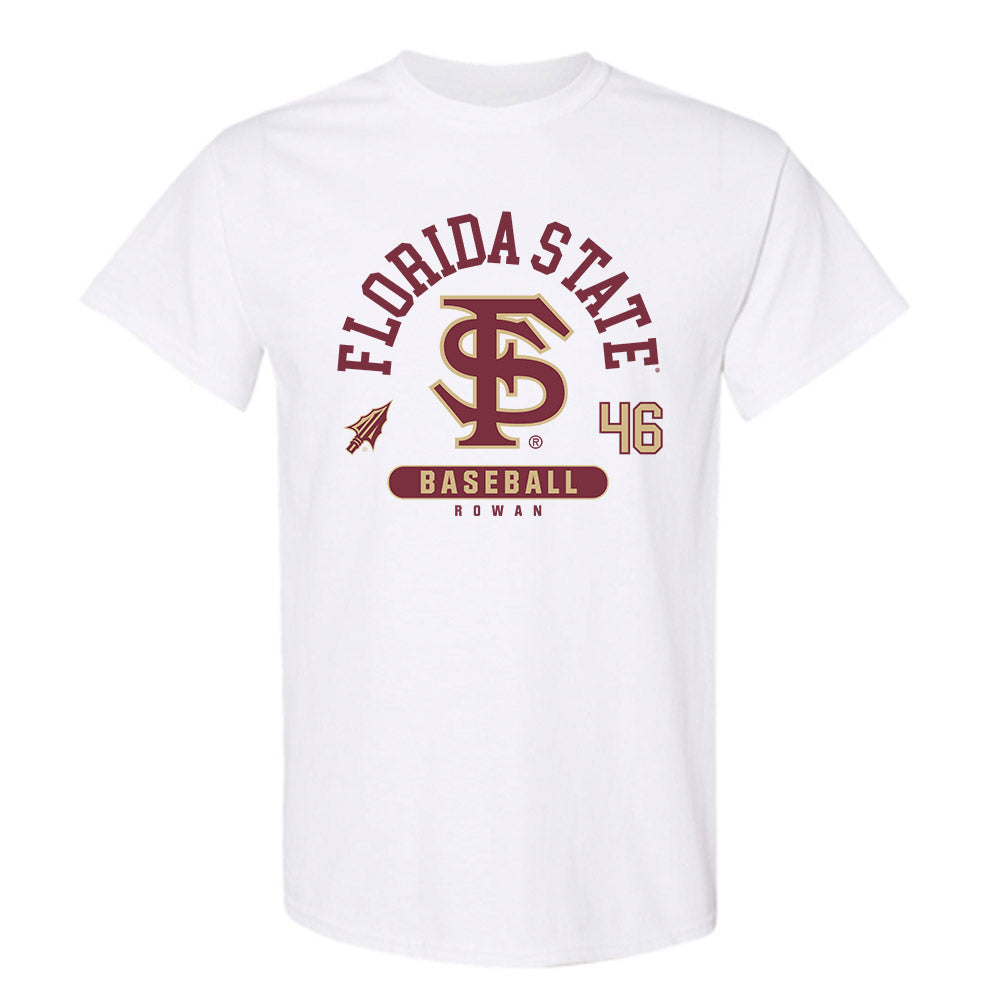 FSU - NCAA Baseball : Hudson Rowan - Classic Fashion Shersey T-Shirt-0