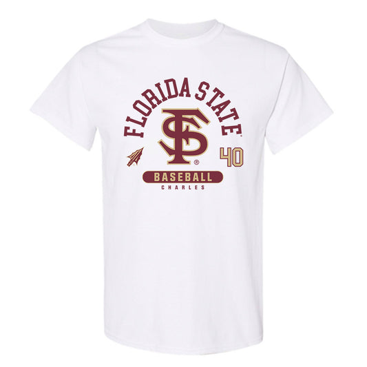 FSU - NCAA Baseball : Joe Charles - Classic Fashion Shersey T-Shirt-0