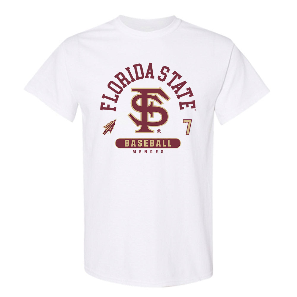 FSU - NCAA Baseball : Wes Mendes - Classic Fashion Shersey T-Shirt-0