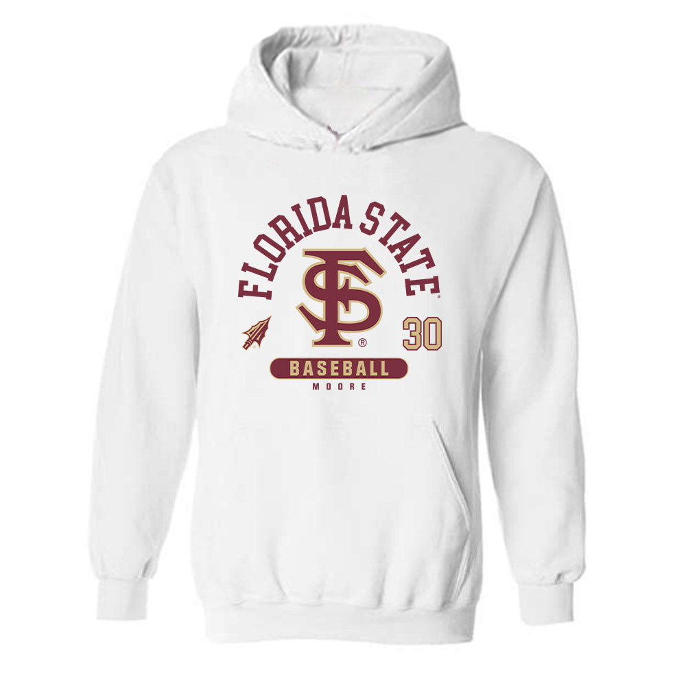 FSU - NCAA Baseball : Bryson Moore - Classic Fashion Shersey Hooded Sweatshirt-0