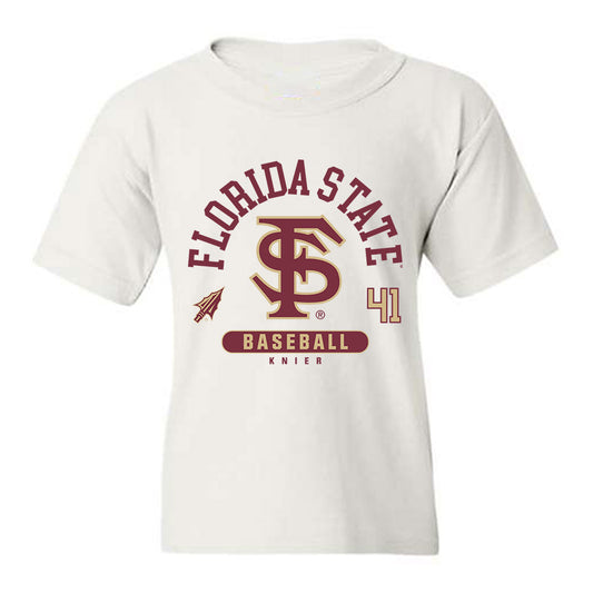 FSU - NCAA Baseball : Chris Knier - Classic Fashion Shersey Youth T-Shirt-0