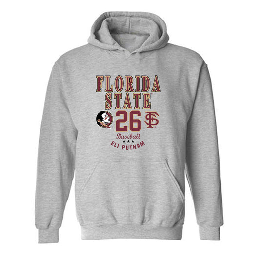 FSU - NCAA Baseball : Eli Putnam - Classic Fashion Shersey Hooded Sweatshirt-0