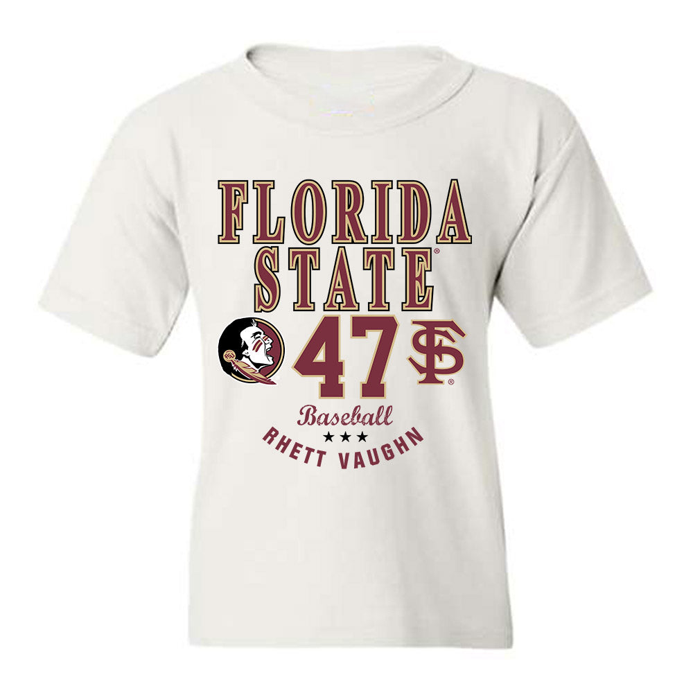 FSU - NCAA Baseball : Rhett Vaughn - Classic Fashion Shersey Youth T-Shirt