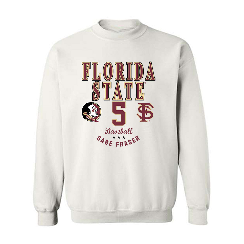 FSU - NCAA Baseball : Gabe Fraser - Classic Fashion Shersey Crewneck Sweatshirt-0