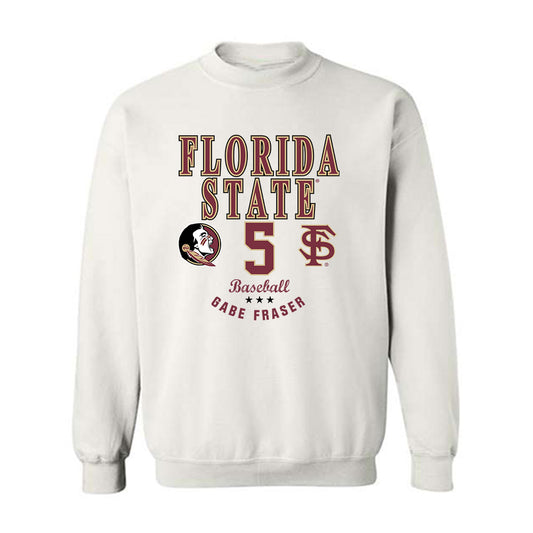 FSU - NCAA Baseball : Gabe Fraser - Classic Fashion Shersey Crewneck Sweatshirt-0