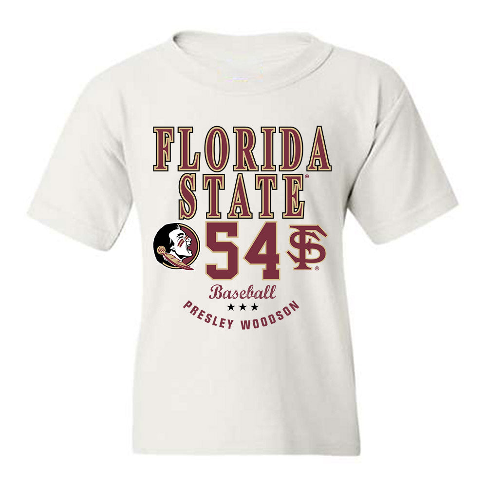 FSU - NCAA Baseball : Presley Woodson - Classic Fashion Shersey Youth T-Shirt-0
