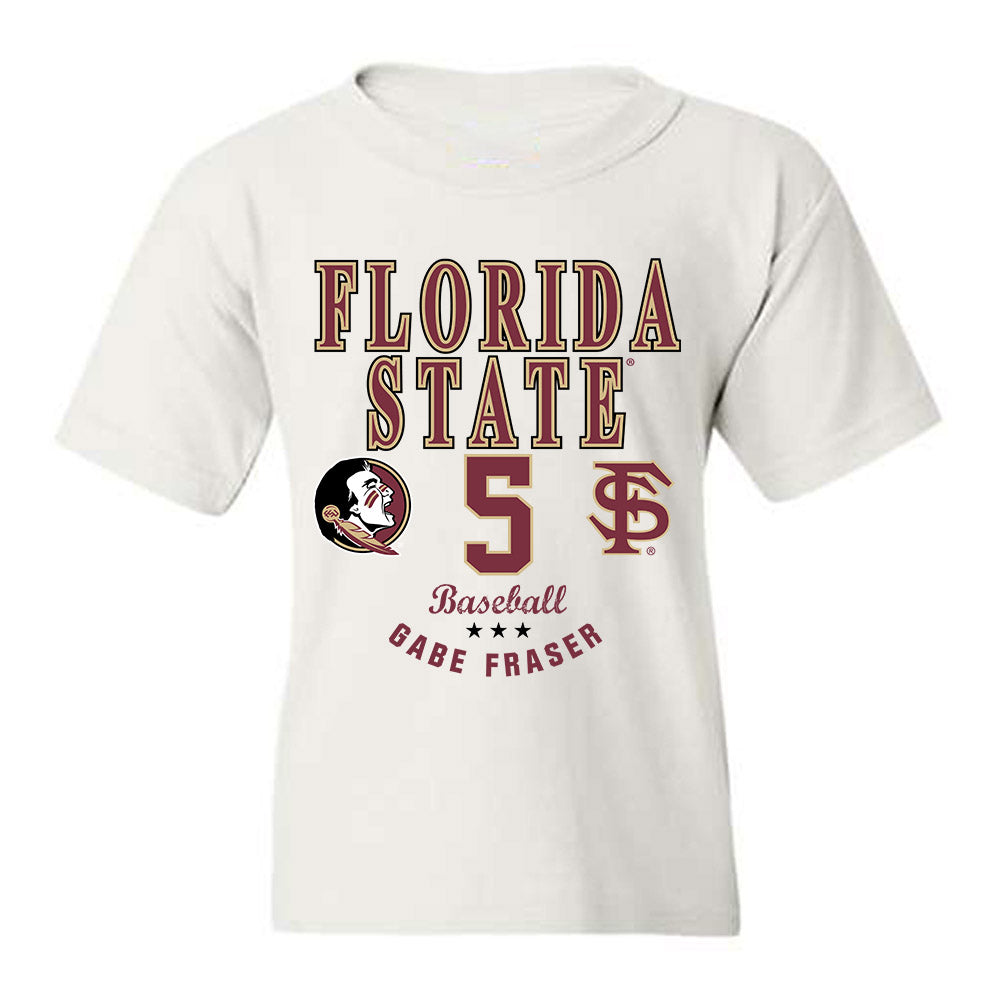FSU - NCAA Baseball : Gabe Fraser - Classic Fashion Shersey Youth T-Shirt-0