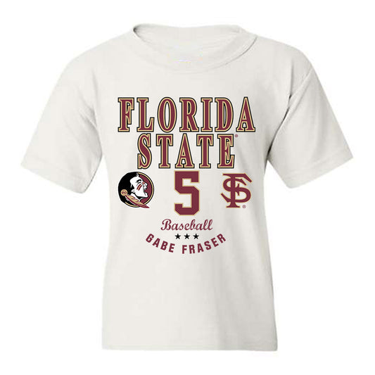 FSU - NCAA Baseball : Gabe Fraser - Classic Fashion Shersey Youth T-Shirt-0