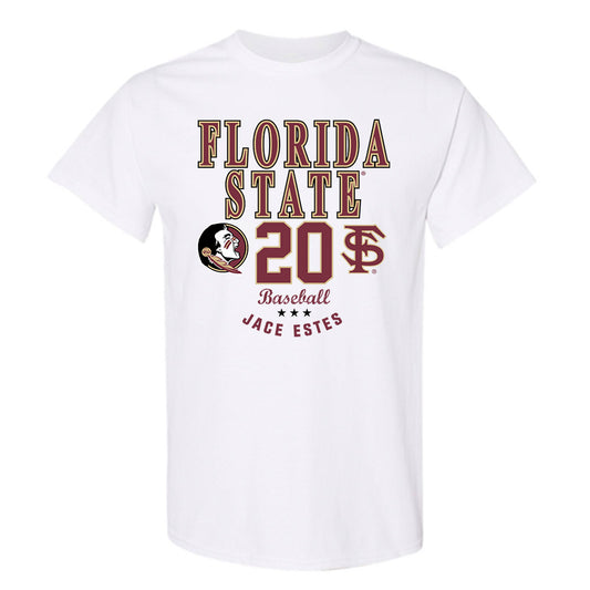 FSU - NCAA Baseball : Jace Estes - Classic Fashion Shersey T-Shirt-0