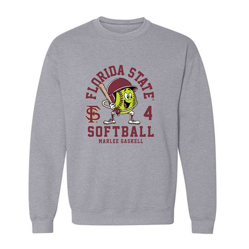 FSU - NCAA Softball : Marlee Gaskell - Fashion Shersey Crewneck Sweatshirt-0