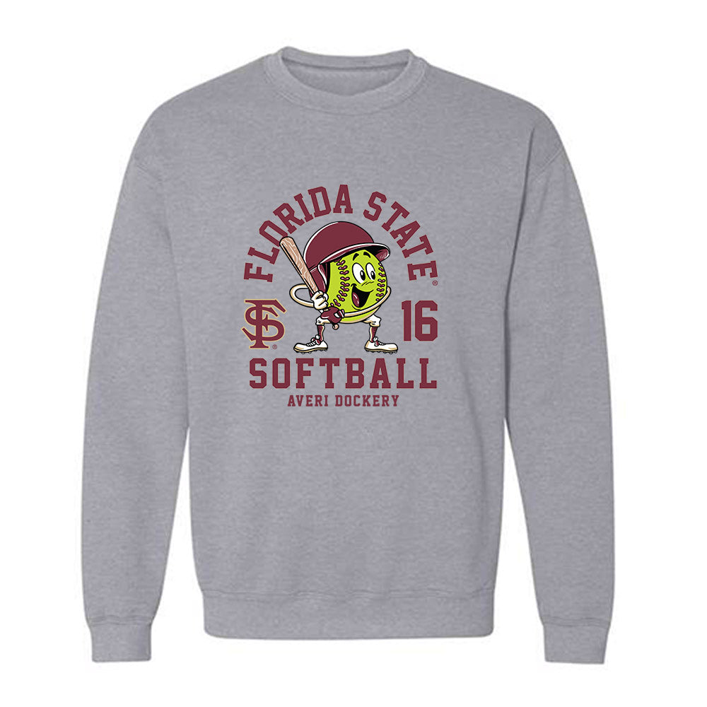FSU - NCAA Softball : Averi Dockery - Fashion Shersey Crewneck Sweatshirt-0