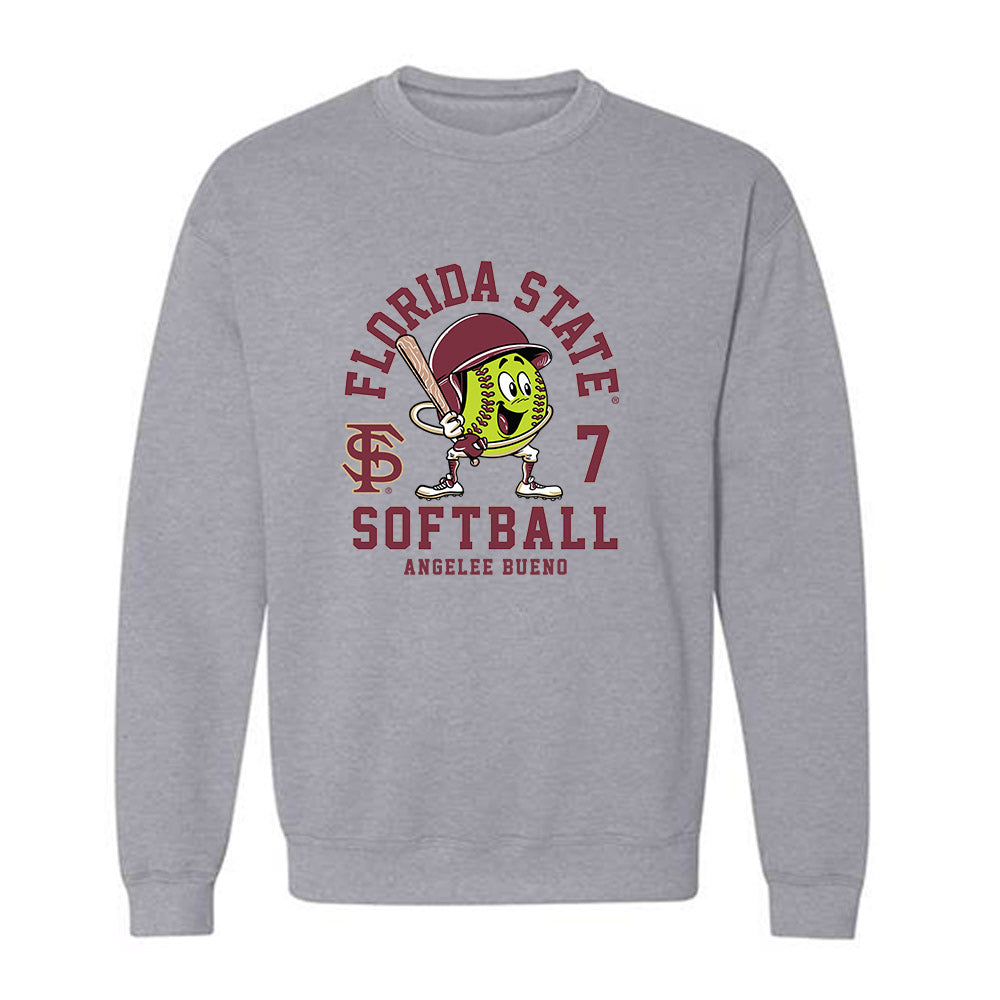 FSU - NCAA Softball : Angelee Bueno - Fashion Shersey Crewneck Sweatshirt