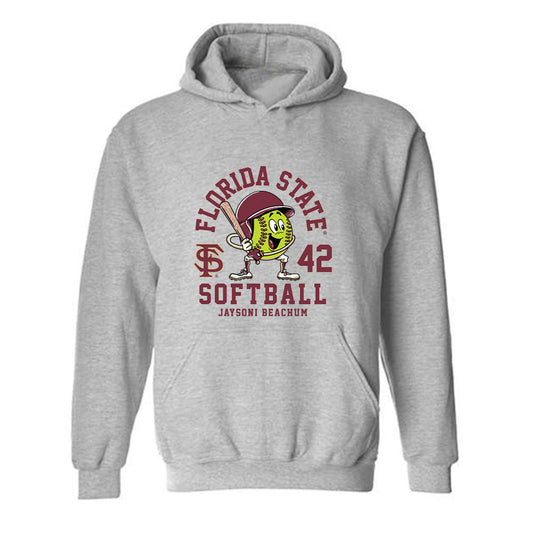 FSU - NCAA Softball : Jaysoni Beachum - Fashion Shersey Hooded Sweatshirt