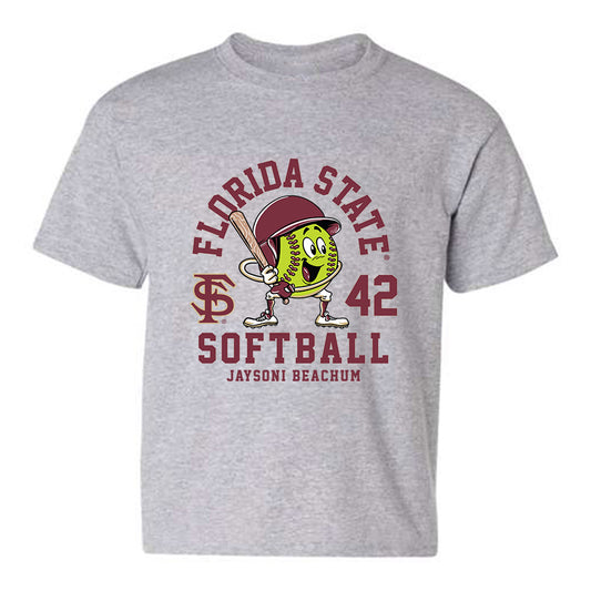 FSU - NCAA Softball : Jaysoni Beachum - Fashion Shersey Youth T-Shirt