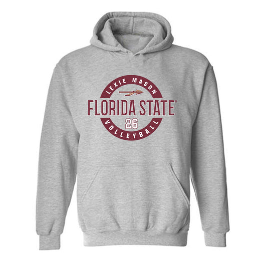 FSU - NCAA Women's Volleyball : Lexie Mason - Classic Fashion Shersey Hooded Sweatshirt-0