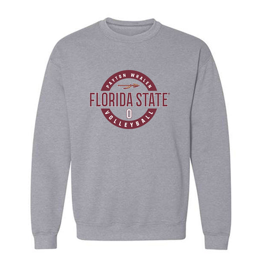 FSU - NCAA Women's Volleyball : Payton Whalen - Classic Fashion Shersey Crewneck Sweatshirt-0