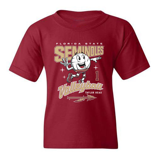 FSU - NCAA Women's Volleyball : Taylor Head - Fashion Shersey Youth T-Shirt