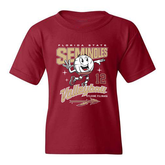 FSU - NCAA Women's Volleyball : Kyleene Filimaua - Fashion Shersey Youth T-Shirt