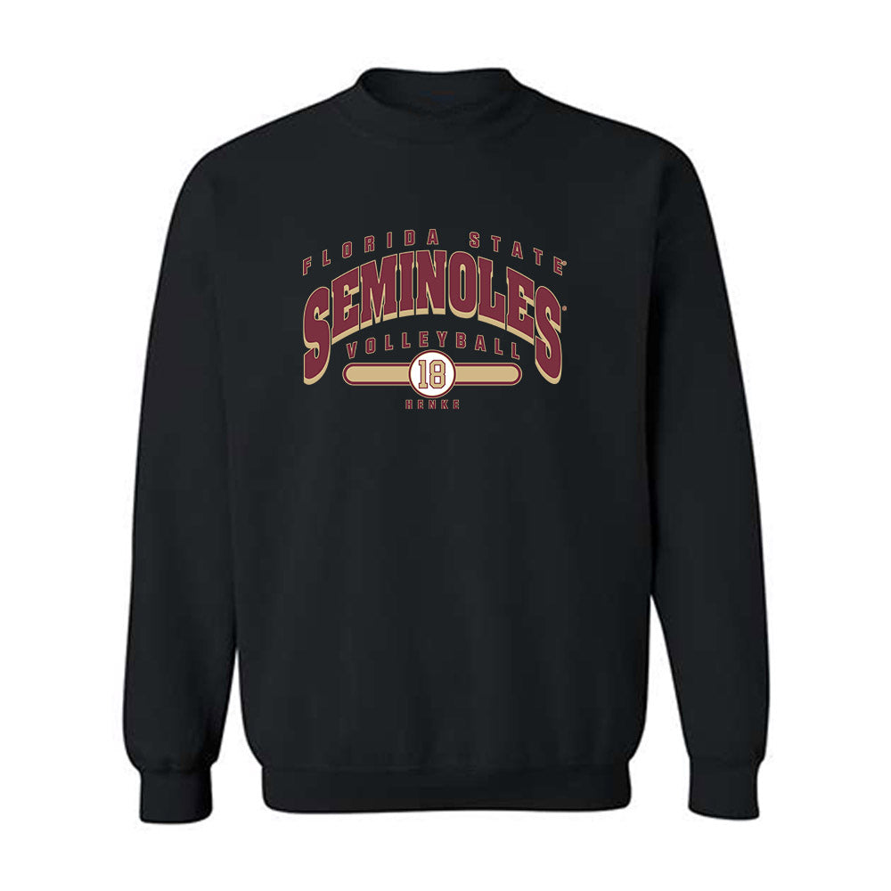 FSU - NCAA Women's Volleyball : Iane Henke - Classic Fashion Shersey Crewneck Sweatshirt
