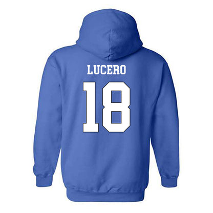 Grand Valley - NCAA Football : Aidan Lucero - Replica Shersey Hooded Sweatshirt-1