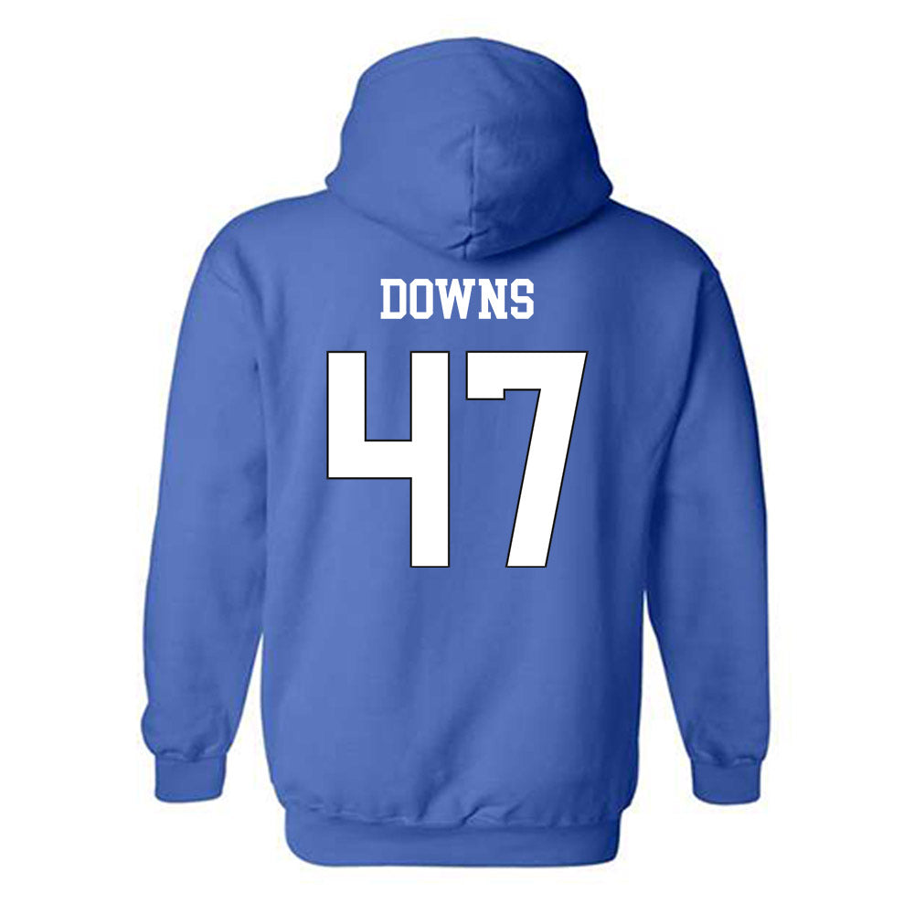 Grand Valley - NCAA Football : Jimmy Downs - Replica Shersey Hooded Sweatshirt-1