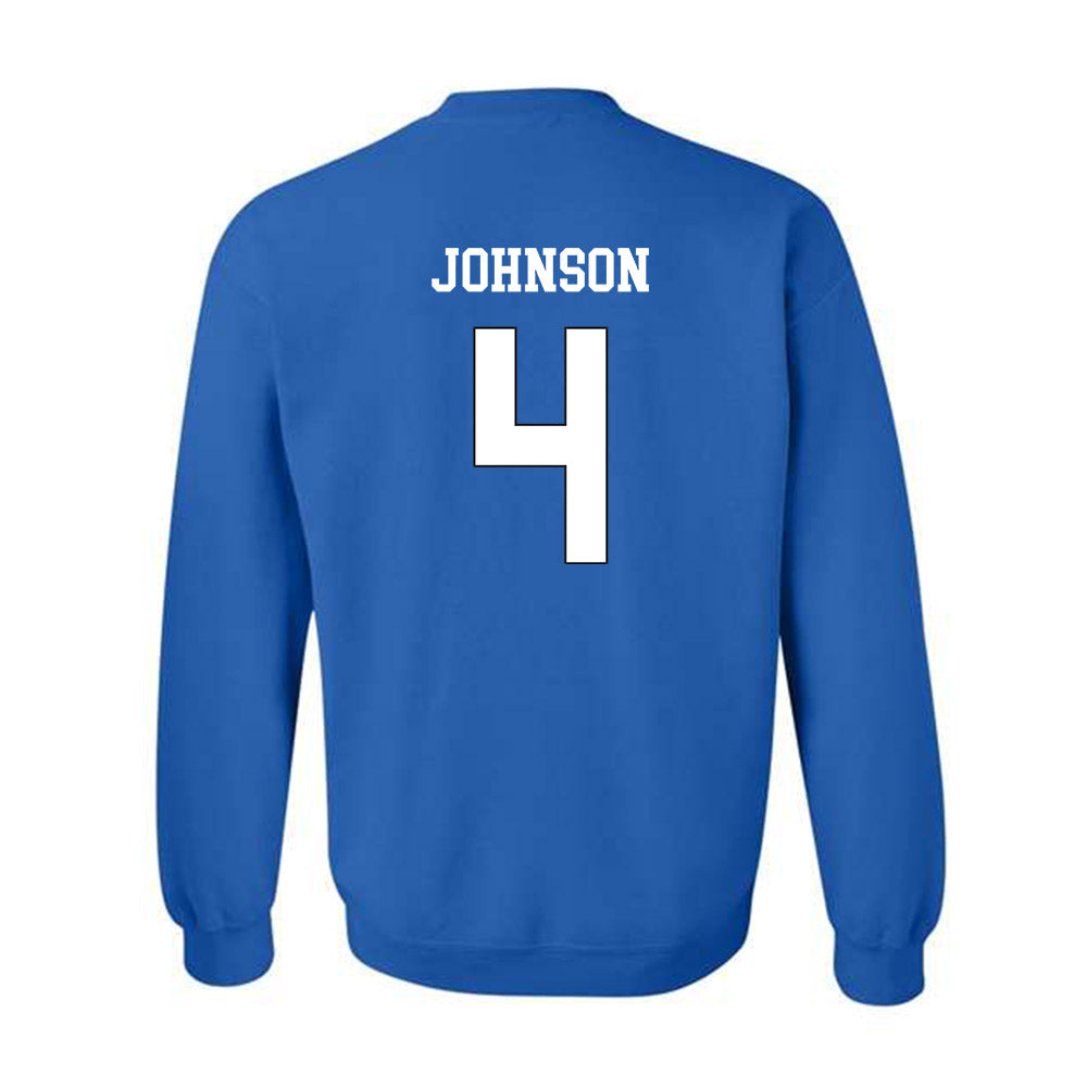 Grand Valley - NCAA Football : Darrell Johnson - Replica Shersey Crewneck Sweatshirt-1
