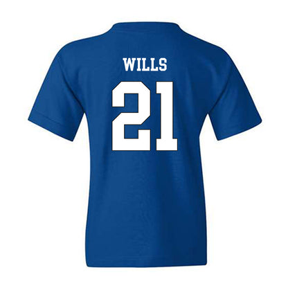 Grand Valley - NCAA Football : Quinn Wills - Replica Shersey Youth T-Shirt-1