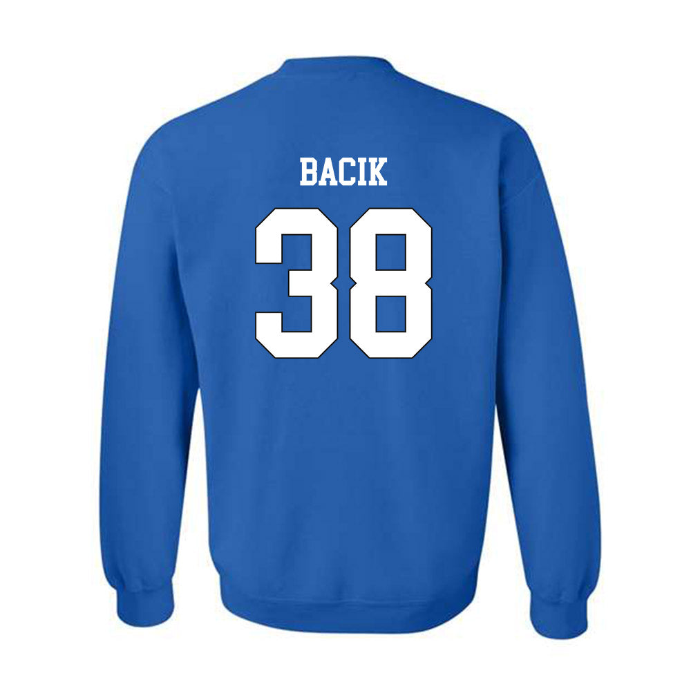 Grand Valley - NCAA Football : Mathew Bacik - Replica Shersey Crewneck Sweatshirt-1