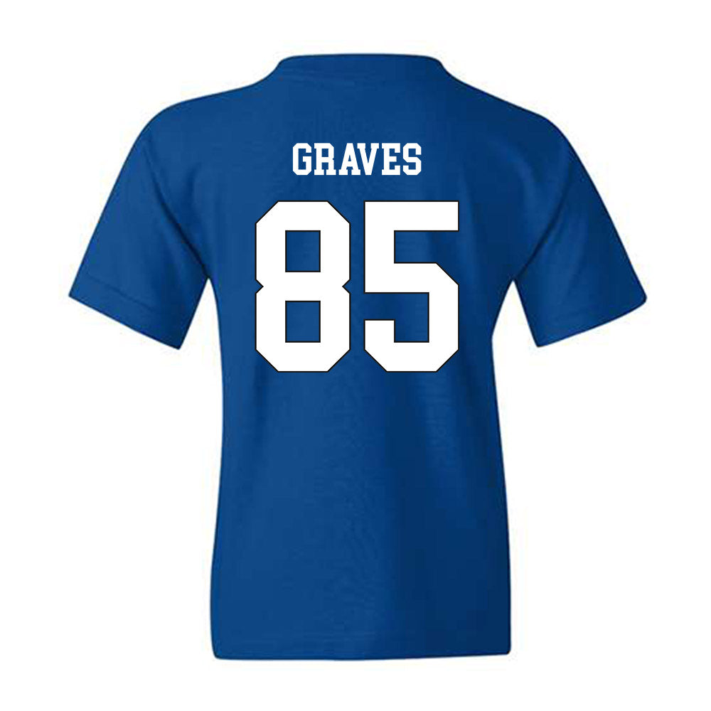 Grand Valley - NCAA Football : Eli Graves - Replica Shersey Youth T-Shirt-1