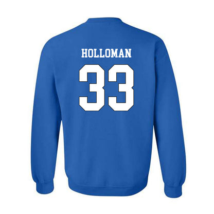 Grand Valley - NCAA Football : David Holloman - Replica Shersey Crewneck Sweatshirt