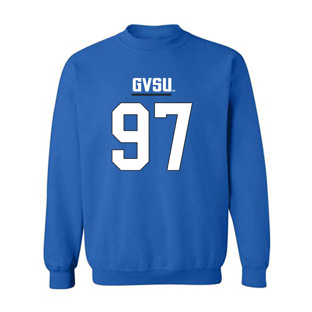 Grand Valley - NCAA Football : Camren VanSolkema - Replica Shersey Crewneck Sweatshirt-0