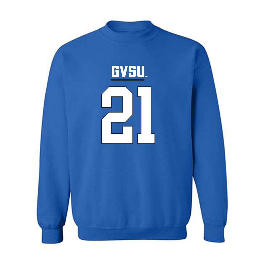 Grand Valley - NCAA Football : Quinn Wills - Replica Shersey Crewneck Sweatshirt-0