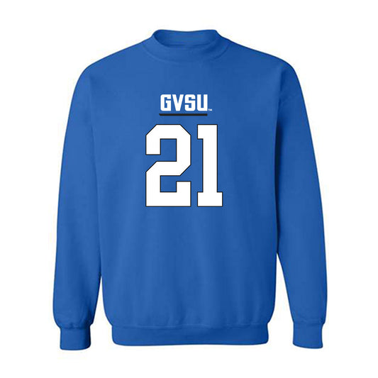 Grand Valley - NCAA Football : Quinn Wills - Replica Shersey Crewneck Sweatshirt-0