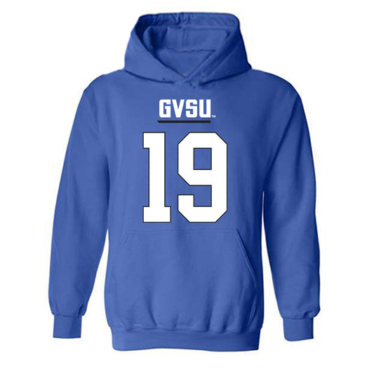 Grand Valley - NCAA Football : Paschal Jolman - Replica Shersey Hooded Sweatshirt