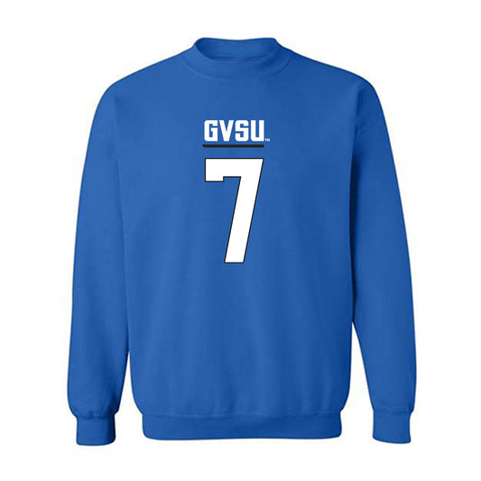 Grand Valley - NCAA Football : Kellen Reed - Replica Shersey Crewneck Sweatshirt-0