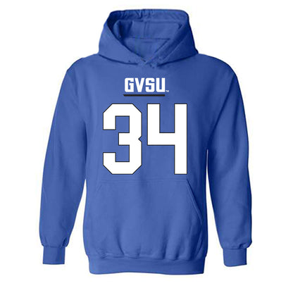 Grand Valley - NCAA Football : Keegan Sell - Replica Shersey Hooded Sweatshirt-0